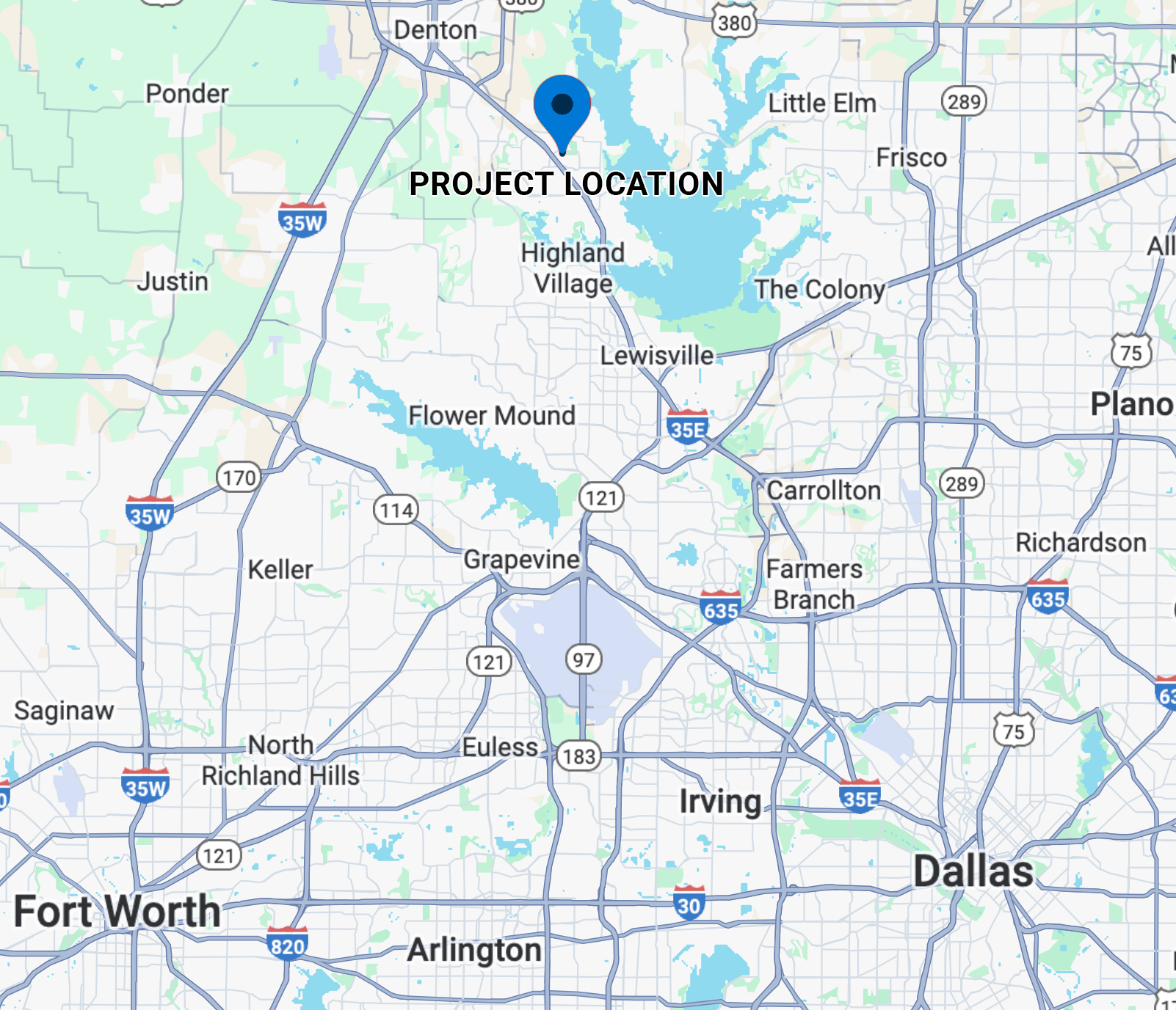 The Belton Location Map