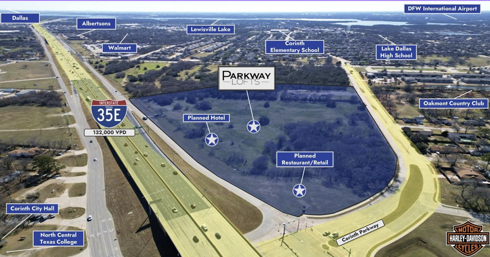 Parkway Lofts Location